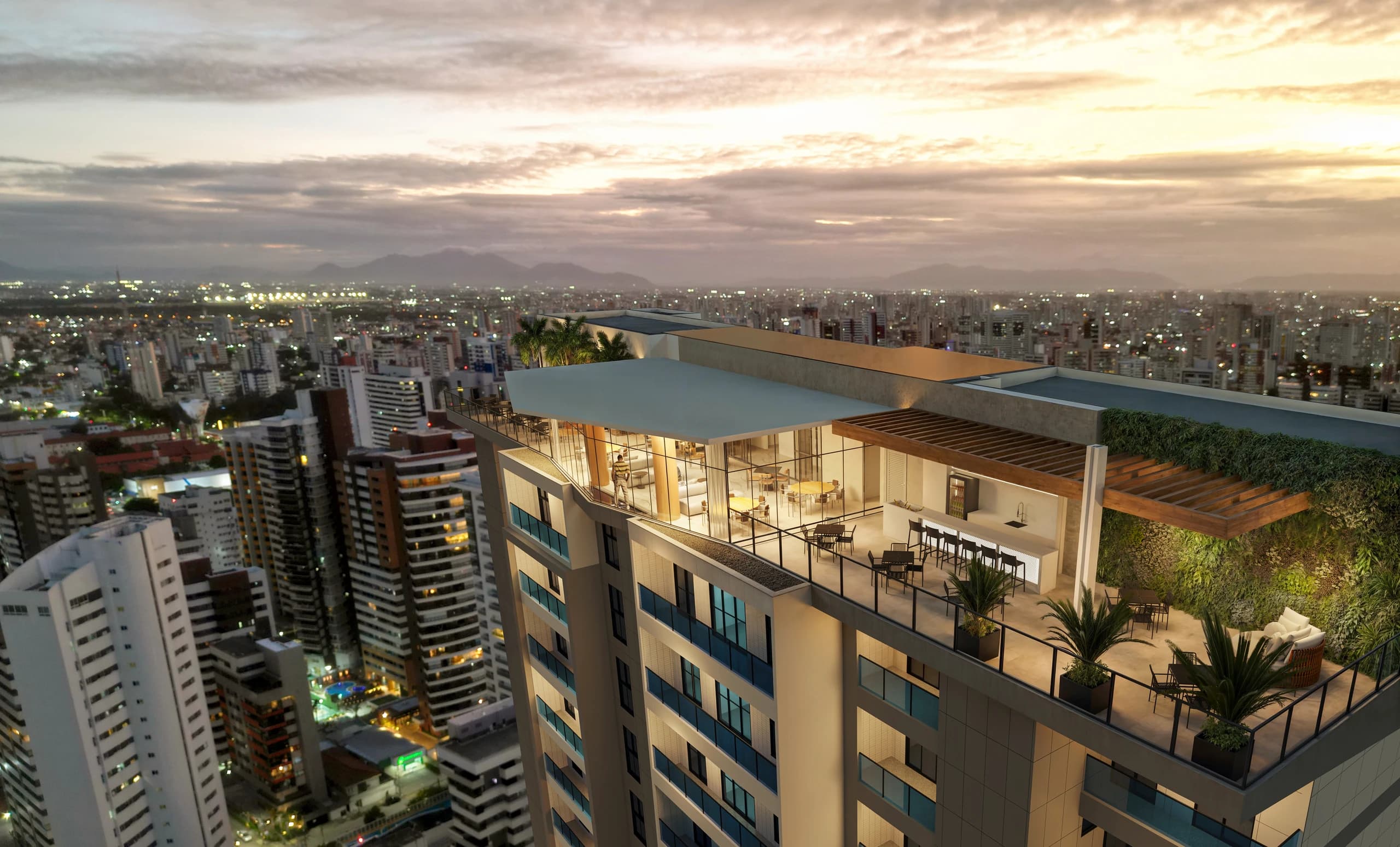 Apartamento com 4 quartos sendo 3 suites e 4 banheiros no Meireles